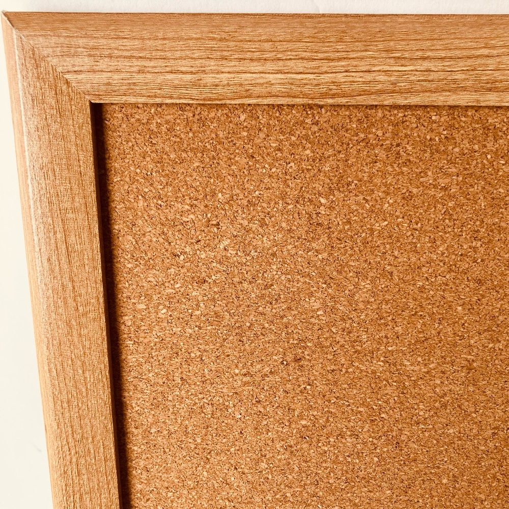 Wood Frame Cork Bulletin Boards, 17"x 23"
